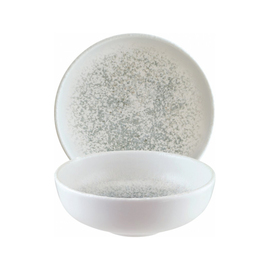 bowl HYGGE LUNAR OCEAN BLUE 450 ml Premium Porcelain white round Ø 140 mm H 50 mm product photo