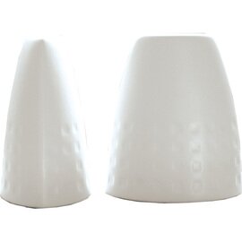 salt shaker|pepper shaker set SATINIQUE porcelain cream white  H 75 mm product photo