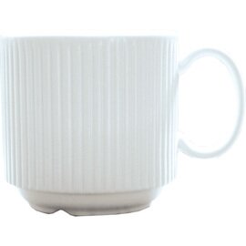 cup GINSENG with handle 100 ml porcelain cream white  H 58 mm product photo
