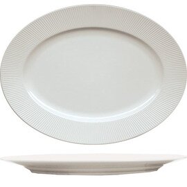plate GINSENG porcelain white oval | 290 mm  x 220 mm product photo