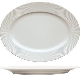 plate GINSENG porcelain white oval | 290 mm  x 220 mm product photo