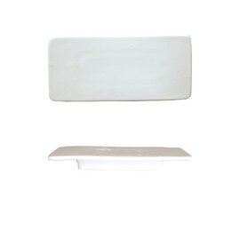 serving plate PURITY porcelain white rectangular | 275 mm  x 130 mm product photo