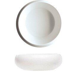 bowl PURITY 650 ml porcelain cream white  Ø 160 mm  H 53 mm product photo