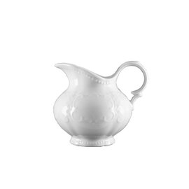 Milk pourer SALZBURG porcelain white with relief 200 ml H 80 mm product photo