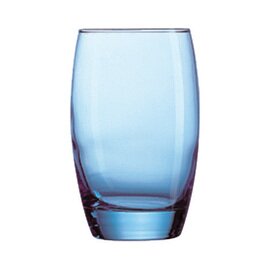 Verre à eau bleu - forme haute 35cl - Lot de 6 - Ice Blue - Salto - Arcoroc