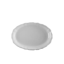 plate MARIENBAD porcelain white oval | 270 mm  x 180 mm product photo
