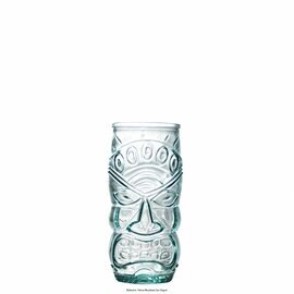 Tiki tumbler San Miguel Ananas & Tiki 55 cl glass with relief  H 170 mm product photo