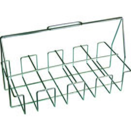 metal carrying basket with 10 compartments for handled glasses of 0.3 l  H 258 mm product photo