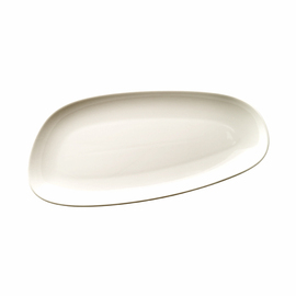 plate VAGO CREAM porcelain oval Ø 360 mm product photo