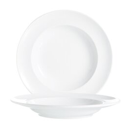 CLEARANCE | deep plate VINTAGE UNI WHITE Ø 240 mm, h 37 mm product photo