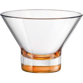 Ice tray Ypsilon Arancio, transparent with orange colored feet, 37.5 cl, Ø 130 mm, H 90 mm, 390 gr. product photo