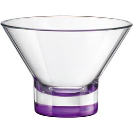 Ice bowl Ypsilon Viola, transparent with violet feet, 37.5 cl, Ø 130 mm, H 90 mm, 390 gr. product photo