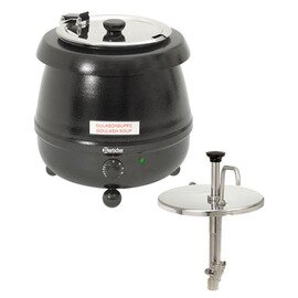 party pot black 9 ltr heatable 230 volts  Ø 330 mm  H 360 mm product photo