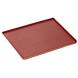 perforated sheet perforated aluminium 1.5 mm silicone red  L 433 mm  B 333 mm  H 10 mm product photo
