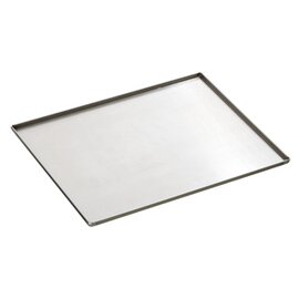 baking sheet stainless steel 1.5 mm  L 433 mm  B 333 mm  H 10 mm product photo