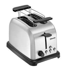 toaster TBRB20 stainless steel | 2-slot incl. 1 bun attachment product photo