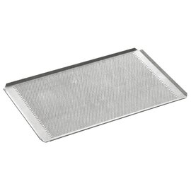 100403 Lochblech, Aluminium, GN 1/1, mit 4 Seiten Umschlag, 1,5 mm stark, 530 x 325 mm, Lochung Ø 3 mm, zu Kombidämpfer "Easy" product photo