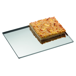baking sheet 433x333-ST stainless steel | 4 sides rimmed L 433 mm W 333 mm H 10 mm product photo