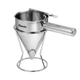 Dough portioner stainless steel with dosing opening Ø 8mm 0.8 ltr | stand product photo