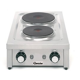 electric cooker 400 volts 4.6 kW | plates one behind the other product photo