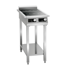 induction cooker 2P 35-1 TCK with underframe | 2 cooking zones | 7 kW | 400 volts product photo