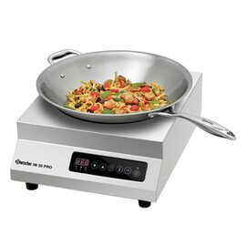 tabletop induction wok set IW 35 PRO 230 volts 3.5 kW product photo