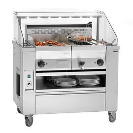 cooking station KST2200 Plus stainless steel | 1125 mm x 770 mm H 1265 mm product photo