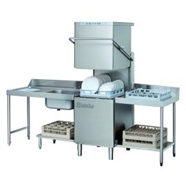 Bartscher pass through dishwasher DS 1001 24 60 baskets hr 400 volts