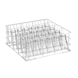glass basket white | 500 mm x 500 mm H 205 mm | 4 compartments product photo  S