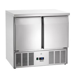mini cooling table gastronorm 901T2 1424 watts 159 ltr | 2 solid doors product photo