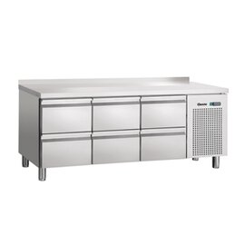 table with convection cooling 452 watts  | upstand  | 6 drawers product photo