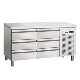 refrigerated table S6-100 350 watts 99 ltr | 6 drawers product photo
