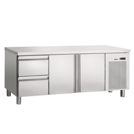 refrigerated table S2T2-150 452 watts 199 ltr | 2 wing doors | 2 drawers product photo