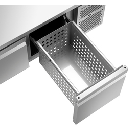 undercounter cooling table S2-200 | 2 drawers | 1200 mm x 660 mm H 657 mm product photo  S