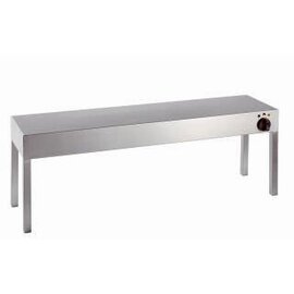 Heat bridge, CNS 18/10, on all sides 30-40 mm bevelled with four-edge pipes, on / off switch with gradual regulation, control lamp, depth 300 mm, height 400 mm product photo