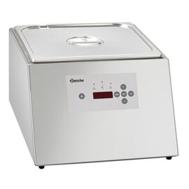 Sous-Vide-Garer, CNS 18/10, basin 2/3 GN, 200 mm deep, capacity: 14 liters, temperature range: 25 ° C to 85 ° C product photo