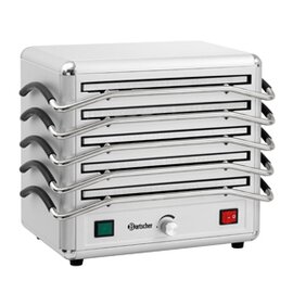 heater 5 with 5 hot plates 850 watts 380 mm  x 250 mm product photo