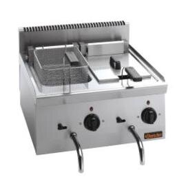 electric deep fryer | 2 basins 2 baskets 16 ltr | 400 volts 12.6 kW product photo