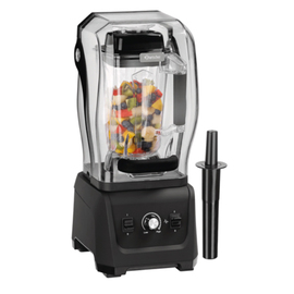blender PRO XTRA 2,5L polycarbonate black with noise reduction hood product photo