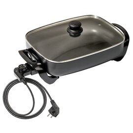electric pan 40x30 with lid  • non-stick coated 7.5 ltr | 490 mm  x 310 mm  H 195 mm product photo