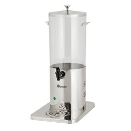 Bartscher Stainless steel hot water dispenser with tap 9 liters