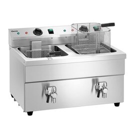 induction fryer | 2 basins 2 baskets 16 ltr | 230 volts 7 kW product photo