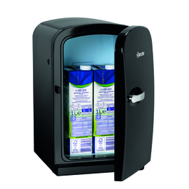 milk fridge KV6LTE black 6 ltr | suitable for 2 tetrapaks à 1 ltr | thermoelectric product photo  S