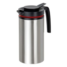 vacuum jug 1 ltr stainless steel matt screw cap  H 225 mm product photo