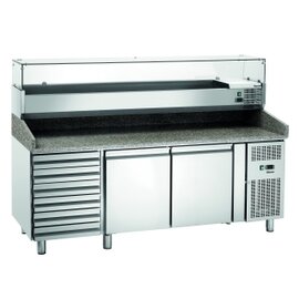 pizzadette GL26640 212 watts 388 watts  | 2 solid doors  | 6 drawers product photo