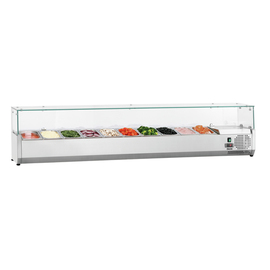 refrigerated countertop unit GL3-200 suitable for 10 x GN 1/4 - 150 mm product photo  S