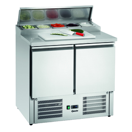 refrigerated prep table 900T2 | suitable for 5 x GN 1/6 - 150 mm product photo
