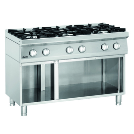 gas stove 70060 | 6 cooking zones | open base unit product photo