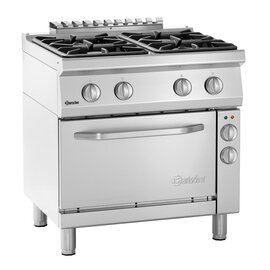 4 burner gas stove gastronorm 18.2 kW (gas) 3.6 kW (electric oven) | oven product photo