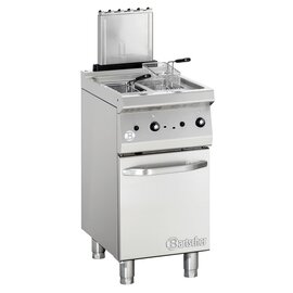 floor standing gas fryer | 2 basins 2 baskets 14 ltr 11.5 kW (gas) product photo